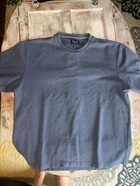 Vintage Bass Men’s Crew Neck T-Shirt - Slate Blue
